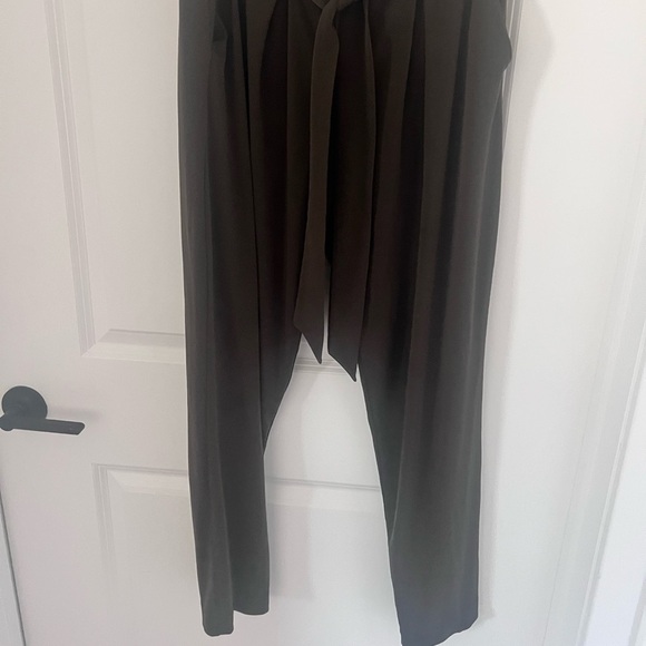 Express Olive Green Trousers - Picture 3 of 9